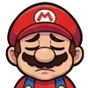 Sticker 😔 Mario ➤ @MERCHSTORE_Official