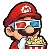 Sticker 🍿 Mario ➤ @MERCHSTORE_Official
