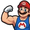 Sticker 💪 Mario ➤ @MERCHSTORE_Official