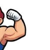 Sticker 💪 Mario ➤ @MERCHSTORE_Official