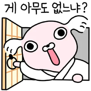 Telegram sticker 👍 @KakaoEmoji 조선시대 말티즈 강사장