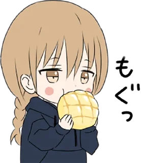 Video sticker 🍞 hoodiegirl(cool) • @punipuni_stickers