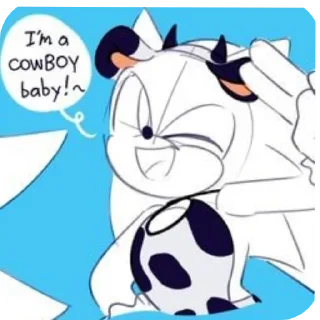 Telegram sticker 🐮 Sonic :: @fStikBot