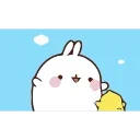 Sticker 🤗 Random Cute- @Chamoosh 🐈