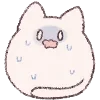 Sticker 🐱 (@ShoutoEmoji) Fluffy Cat