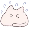 Sticker 🐱 (@ShoutoEmoji) Fluffy Cat
