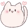 Sticker 🐱 (@ShoutoEmoji) Fluffy Cat