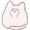 Sticker 🐱 (@ShoutoEmoji) Fluffy Cat
