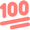 Sticker 💯 Эмодзи от @dzdmos