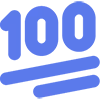 Sticker 💯 Эмодзи от @dzdmos