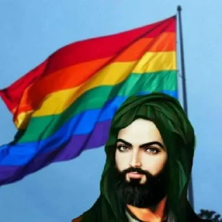 Sticker 🏴 هيمو الاعظم ينيج الشيعة