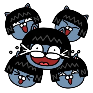Telegram stiker 💬 웃음 견인! 폭소 만발! 퍼니 시추에이션 By @KakaoEmoticon