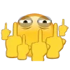 Sticker 🖕 curva @emojique