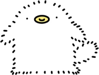 Телеграм стикер 💬 아기오구는 당당구리해 By @KakaoEmoticon