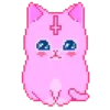 Sticker 🐈 ໒ пиксели by @bryrin