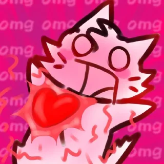 Telegram sticker ❤️‍🔥 СтиКоты:3 :: @fStikBot