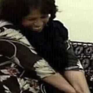 Телеграм стикер 😄 الشيخة جواهر