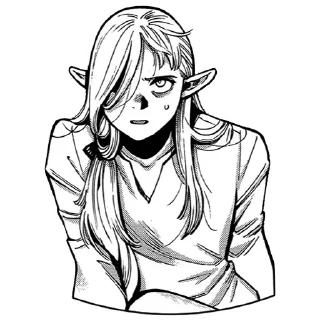Telegram sticker 😠 Сuttie Marcille (@dasein0)