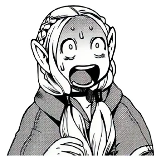 Telegram sticker 😱 Сuttie Marcille (@dasein0)