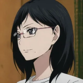 Telegram sticker 👓 - 𝐽𝑂𝐼𝑁 : @AHMSHY . Kiyoko Shimizu