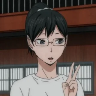 Telegram sticker 👓 - 𝐽𝑂𝐼𝑁 : @AHMSHY . Kiyoko Shimizu