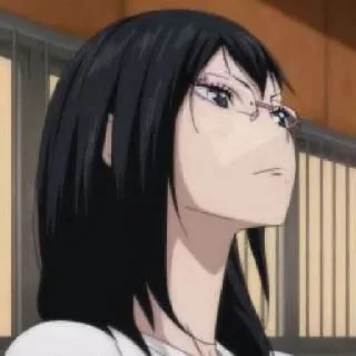 Telegram sticker 👓 - 𝐽𝑂𝐼𝑁 : @AHMSHY . Kiyoko Shimizu