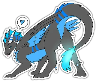 Telegram sticker 😘 Finlay & YCH