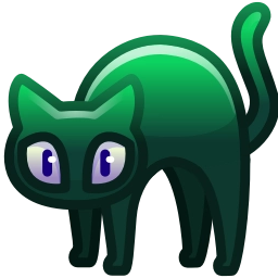 Sticker 🐈‍⬛ Scared Cat by @GiftChanges