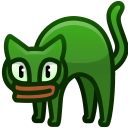Sticker 🐈‍⬛ Scared Cat by @GiftChanges