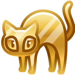 Sticker 🐈‍⬛ Scared Cat by @GiftChanges