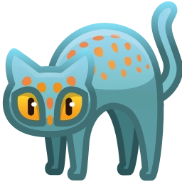 Sticker 🐈‍⬛ Scared Cat by @GiftChanges