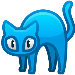 Sticker 🐈‍⬛ Scared Cat by @GiftChanges