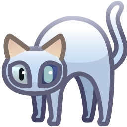 Sticker 🐈‍⬛ Scared Cat by @GiftChanges