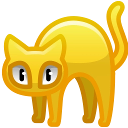 Sticker 🐈‍⬛ Scared Cat by @GiftChanges
