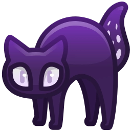 Sticker 🐈‍⬛ Scared Cat by @GiftChanges