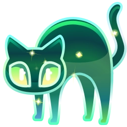 Sticker 🐈‍⬛ Scared Cat by @GiftChanges