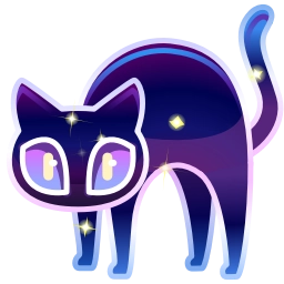 Sticker 🐈‍⬛ Scared Cat by @GiftChanges