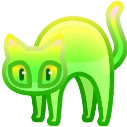 Sticker 🐈‍⬛ Scared Cat by @GiftChanges