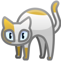 Sticker 🐈‍⬛ Scared Cat by @GiftChanges