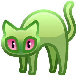 Sticker 🐈‍⬛ Scared Cat by @GiftChanges