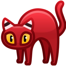 Sticker 🐈‍⬛ Scared Cat by @GiftChanges