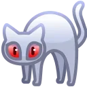 Video sticker 🐈‍⬛ Scared Cat by @Gif...