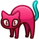 Video sticker 🐈‍⬛ Scared Cat by @Gif...