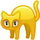 Video sticker 🐈‍⬛ Scared Cat by @Gif...