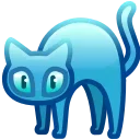 Video sticker 🐈‍⬛ Scared Cat by @Gif...