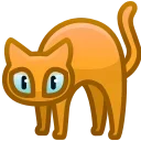 Video sticker 🐈‍⬛ Scared Cat by @Gif...