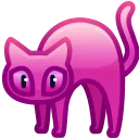 Video sticker 🐈‍⬛ Scared Cat by @Gif...