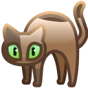 Video sticker 🐈‍⬛ Scared Cat by @Gif...