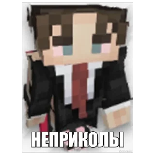 Video sticker 🫥 notrofls майнкрафт дебил пак