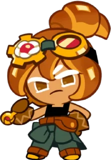 Telegram sticker 🤩 Croissant Cookie  • @run_cookie_run